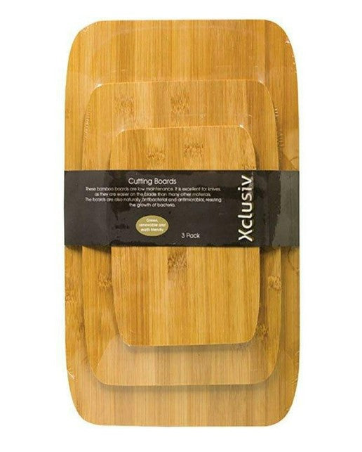 Bamboo Cutting Boards - 3 Pieces_0