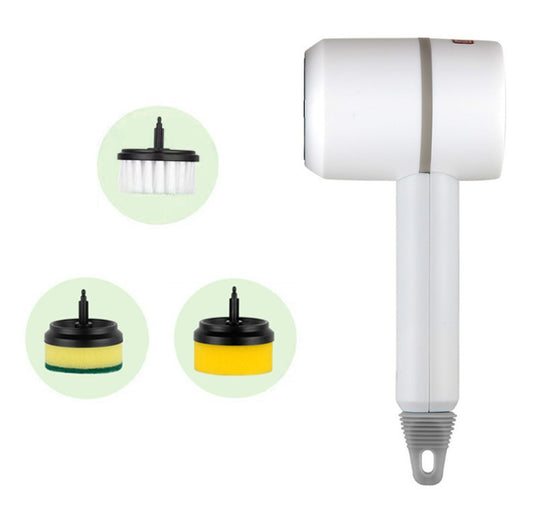 Multifunctional Electric Cleaning Household Brush Automatic Handheld Charging 1200mAh- White_0