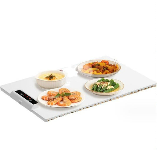 Electric Warming Tray Warm Plate Adjustable Temperature 60℃-100℃ 240W Keep Food Hot Constant Mat_0